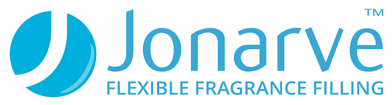 Jonarve logo - flexible fragrance filling solutions for businesses